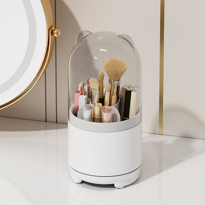 Rotating Dustproof Makeup Brush Holder