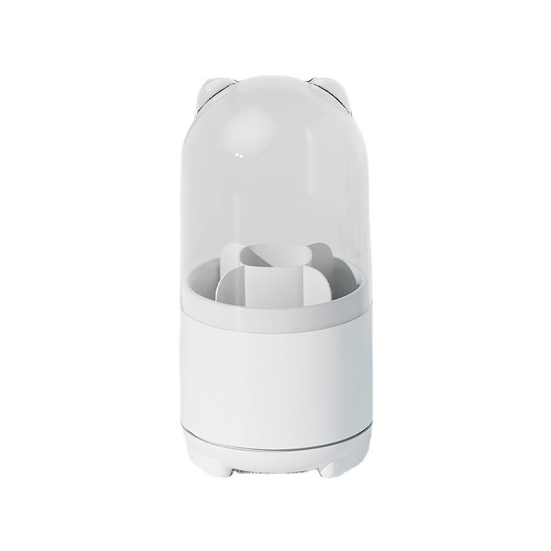 Rotating Dustproof Makeup Brush Holder