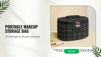 Portable Makeup Storage Bag by@Outfy